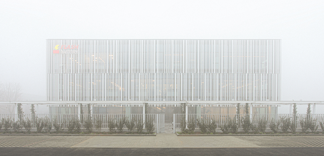 Studio Bocchi Build Flash Battery Headquarters In Northern Italy