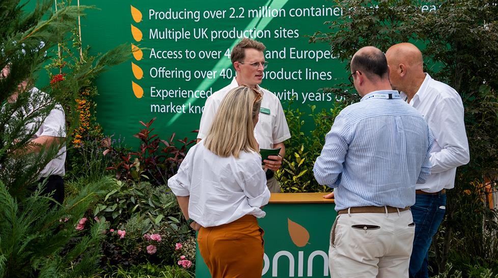 Attendees and stall holders at Four Oaks Trade Show 2023