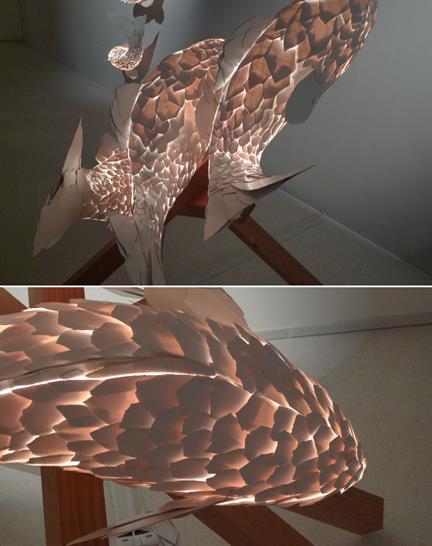 LONDON / GALLERY EXHIBIT / GAGOSIAN GALLERY / FRANK GEHRY FISH LAMPS —  Indulged Living Blog