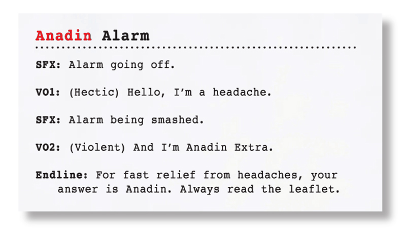 Anadin 'Alarm' by CHI & Partners