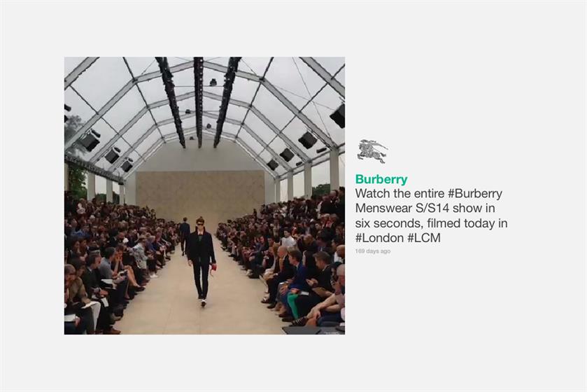 1. Burberry on Vine