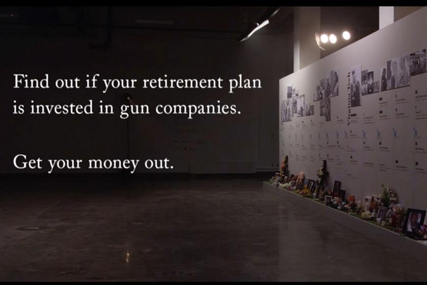 Grey New York’s ‘unload your 401k’ for States United to Prevent Gun Violence