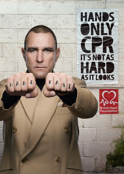 Maguire’s acclaimed campaigns for the British Heart Foundation include ‘Vinnie’