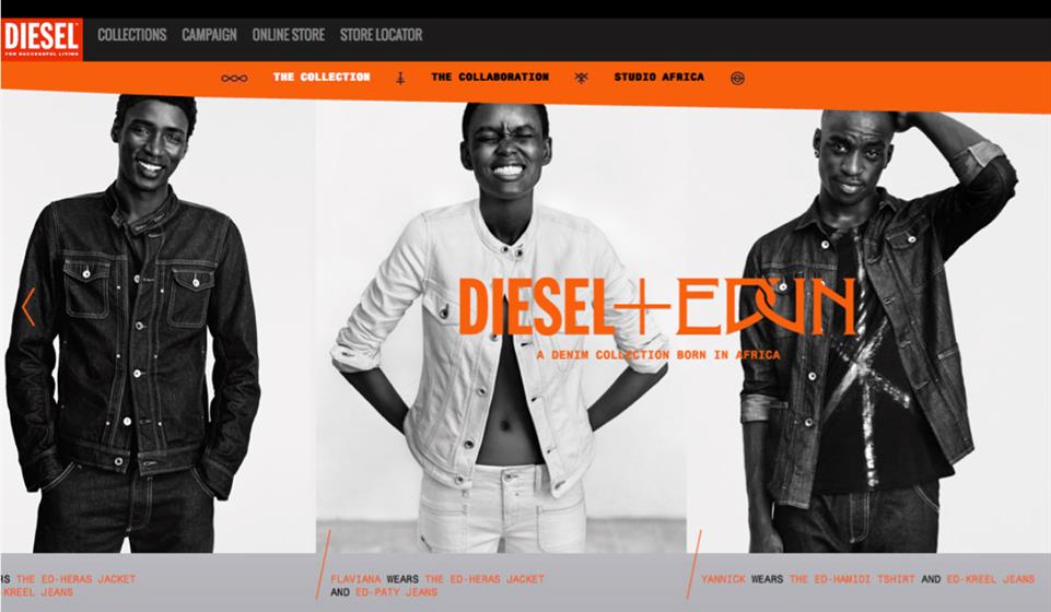 Diesel: set up the creative showcase Studio Africa with Edun
