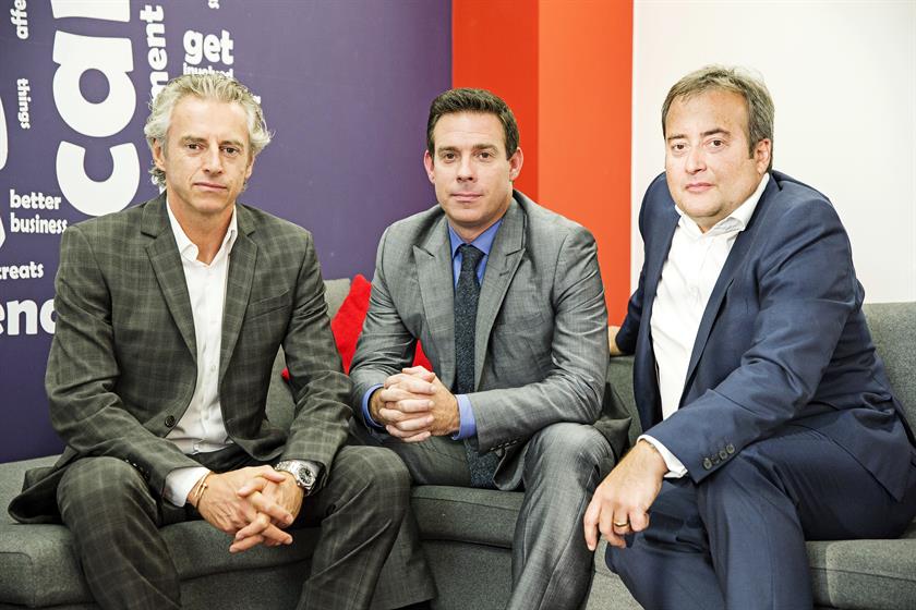 Havas Media leaders: (from left) Craze, Frampton and Avery
