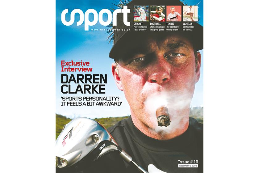 Back in 2006, Clarke – the Ryder Cup captain this year – was the hero of a Ryder Cup win, having played just weeks after the death of his wife. Our then French owners hated this cover – they didn't like the cigar.