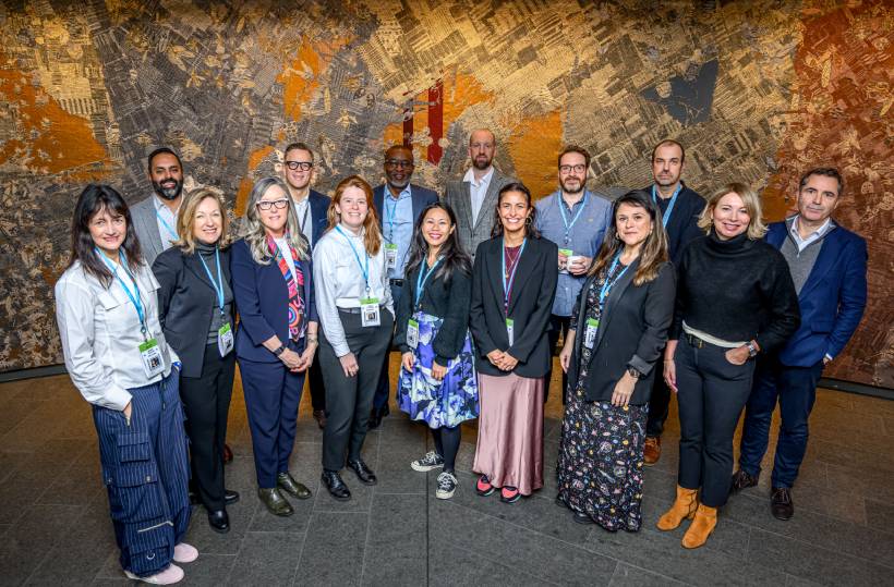 Media agency leaders at a Campaign discussion, hosted in partnership with Bloomberg Media