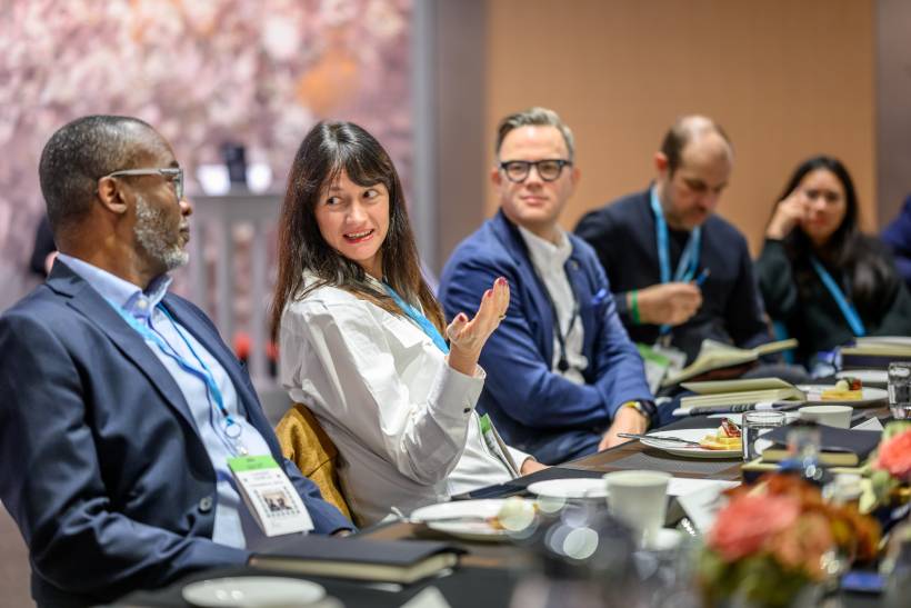 Media agency leaders at a Campaign discussion, hosted in partnership with Bloomberg Media