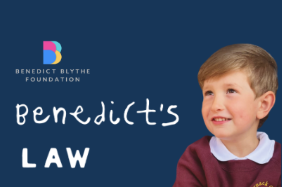 Third Sector Awards: Best Policy Initiative of the Year – Benedict’s Law, Benedict Blythe Foundation