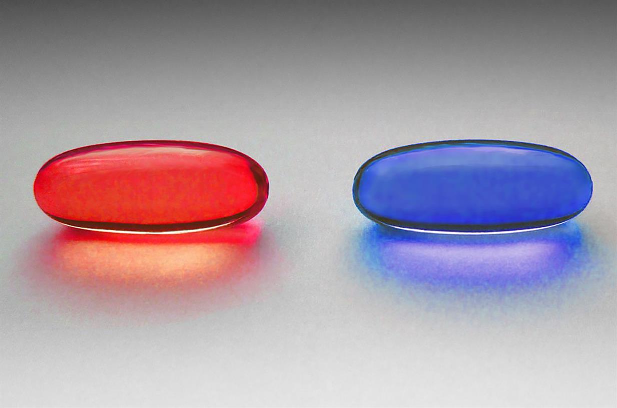 the red pill or the blue pill