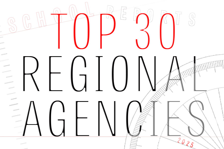 School Reports 2025 tables: Top 30 regional agencies