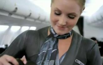 Naked cabin crews in-flight safety video - watch it here 