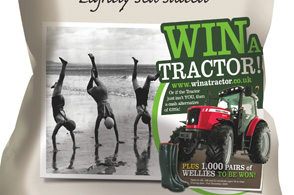 Tyrells Crisps launches on 'Win a Tractor' competition