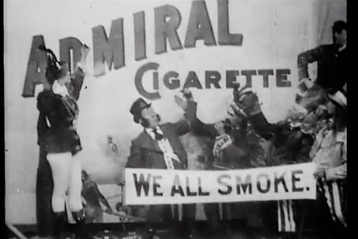 edison cigarette History of advertising: No 108: Thomas Edison's Admiral Cigarettes film