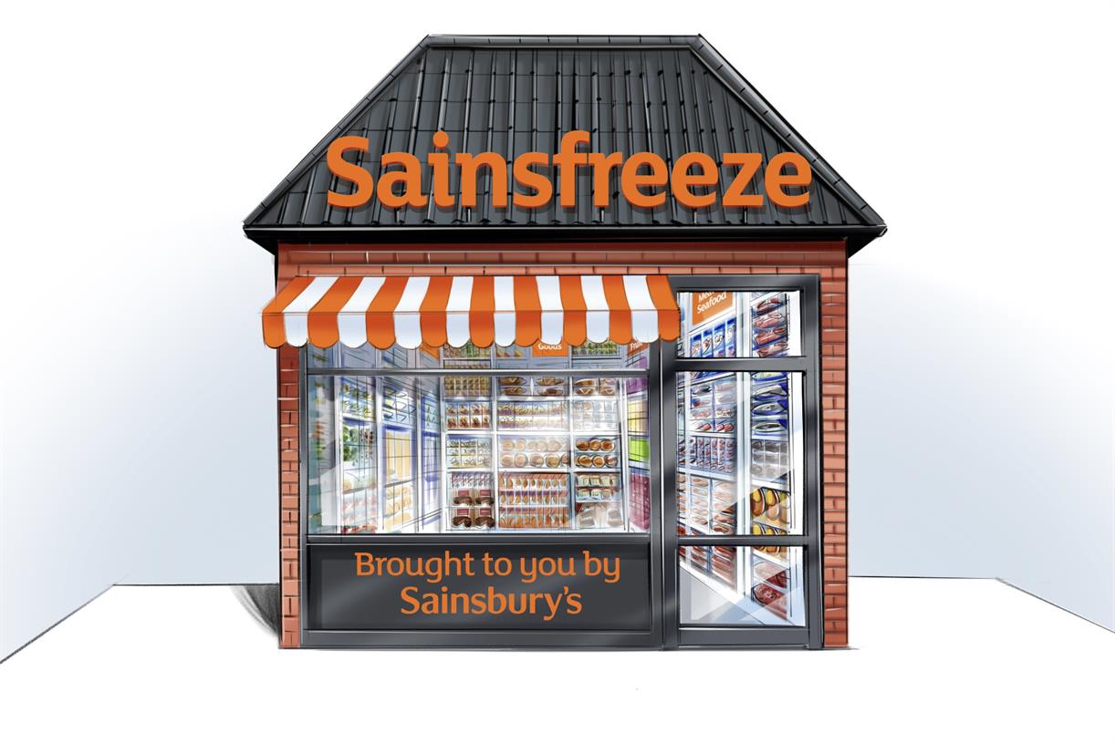 Sainsbury's opens freezer pop-up to combat food waste