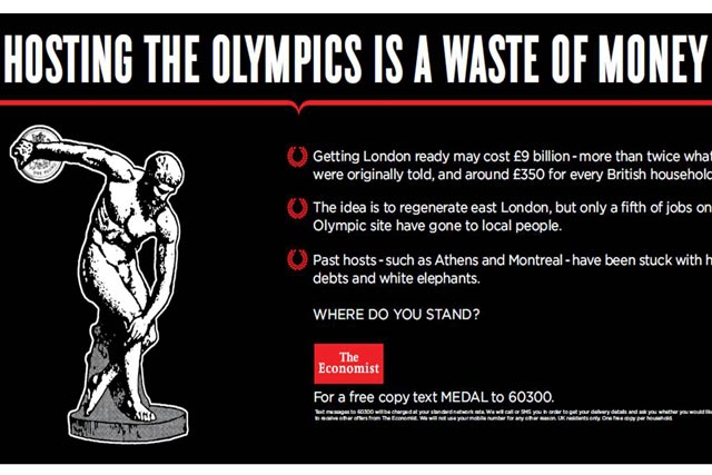 The Economist asks if hosting the Olympics is a waste of money ...