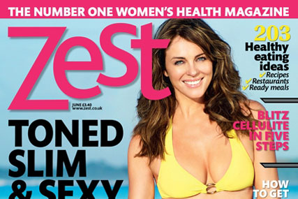 Elizabeth Hurley guest edits Zest