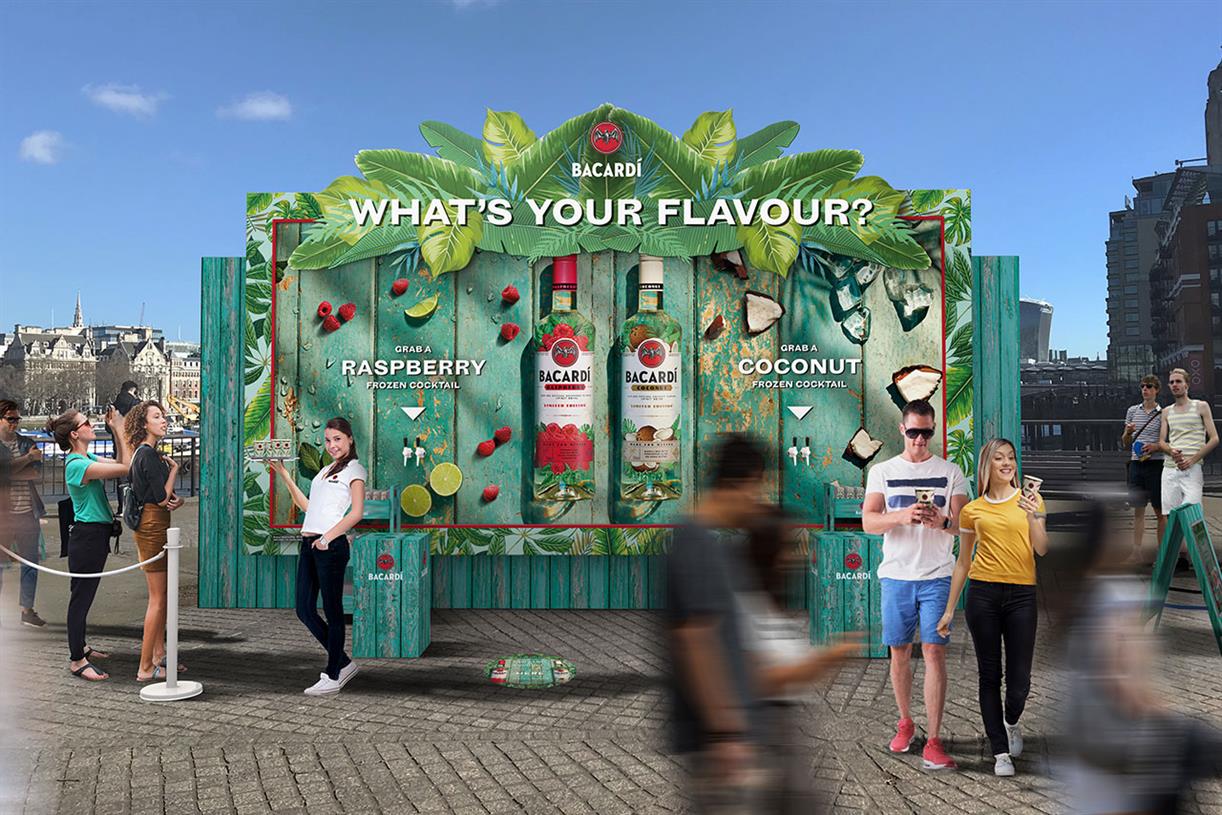 Bacardi gets frozen cocktails flowing from Thamesside popup Campaign US