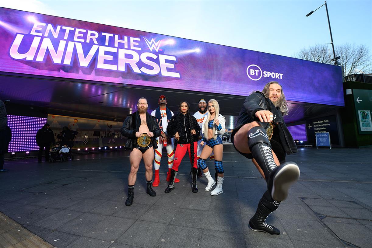 BT Sport Hosts WWE-inspired Big-entrance Pop-up