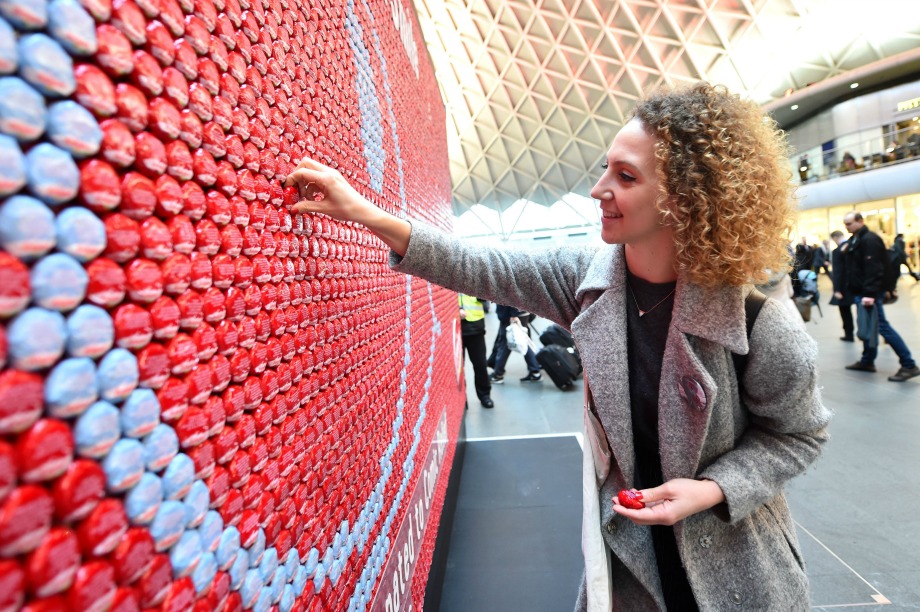 In pictures: Mini Babybel unveils giant cheese billboard