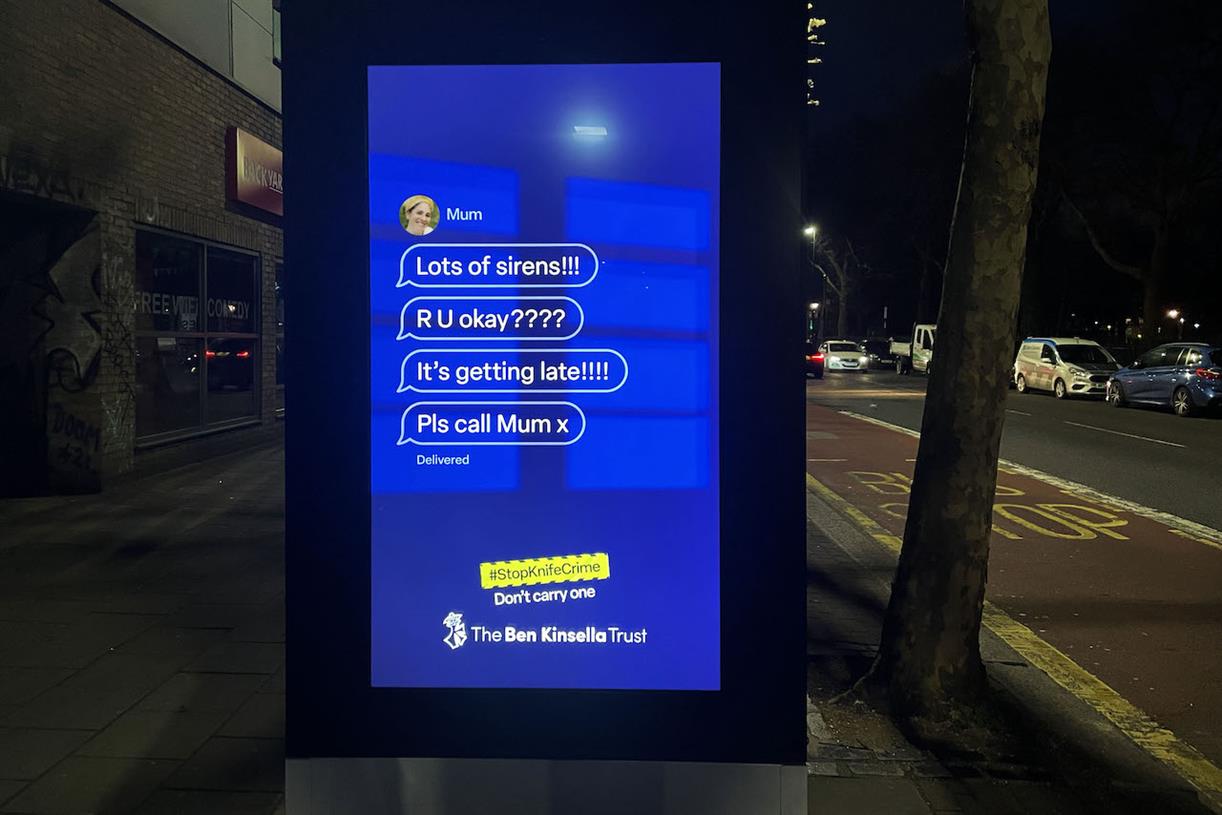 M&C Saatchi and Clear Channel highlight knife crime in AI-based campaign