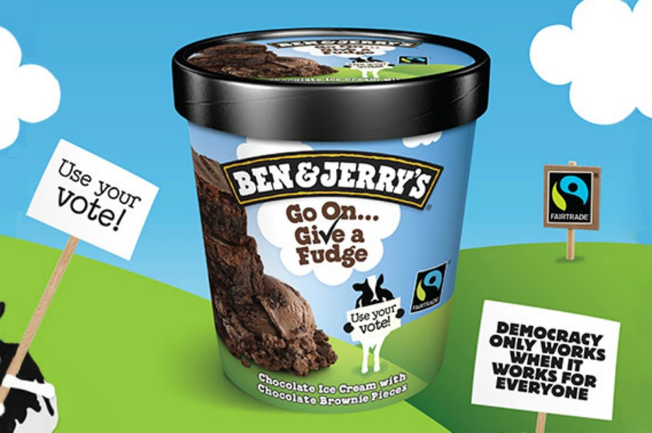 Ben & Jerry's encourages Londoners to 'give a fudge' via sampling events