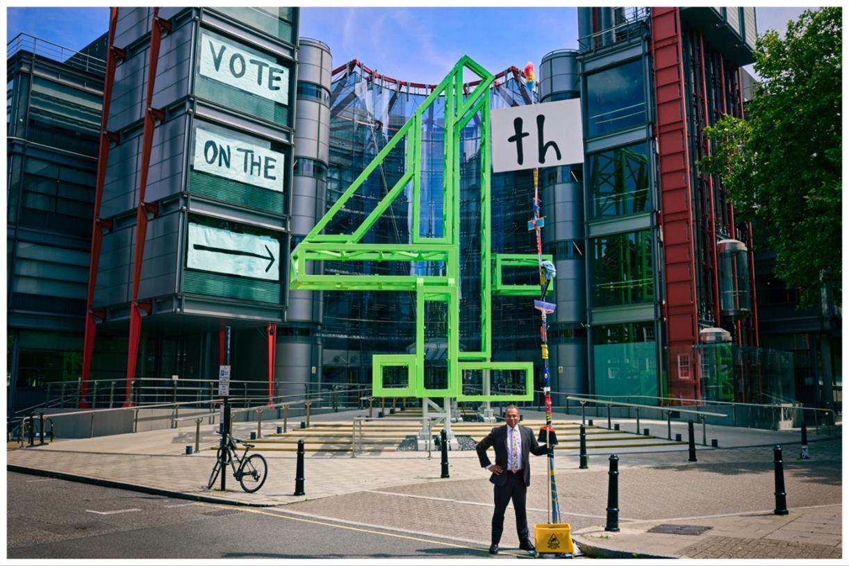 Channel 4 rebrands as Channel 4th in election campaign