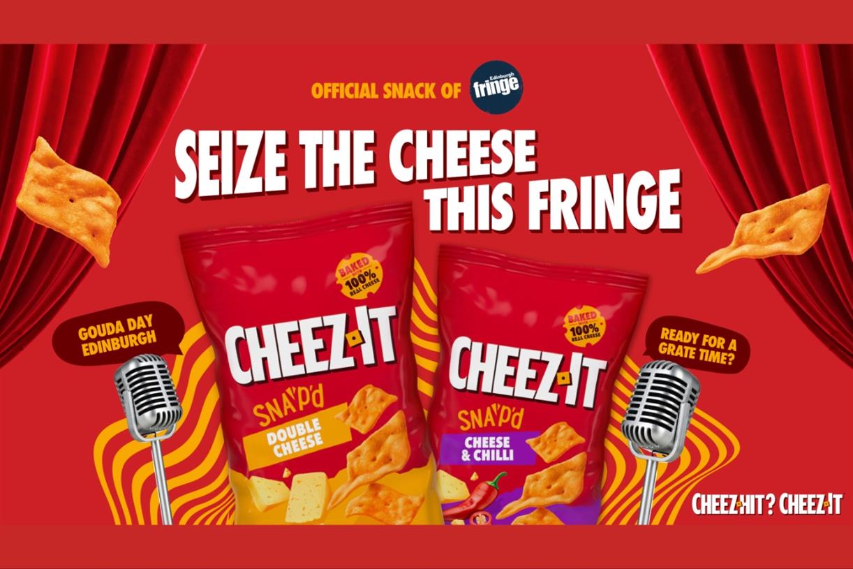 Cheez-It celebrates cheesy comedy at Edinburgh Fringe