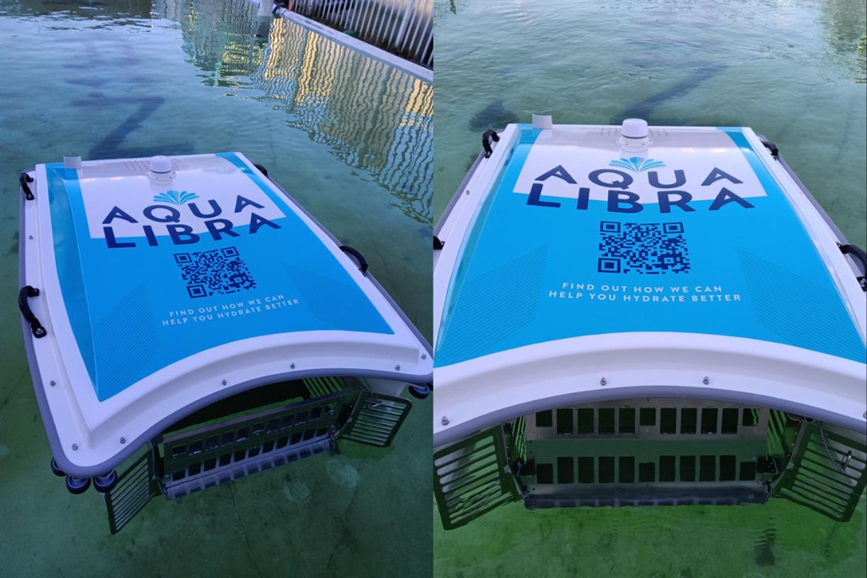 Aqua Libra unleashes ‘WasteShark’ in Canary Wharf to attack water pollution