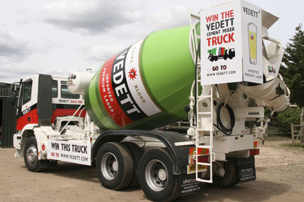 Vedett to tour UK in branded cement mixer | Campaign US