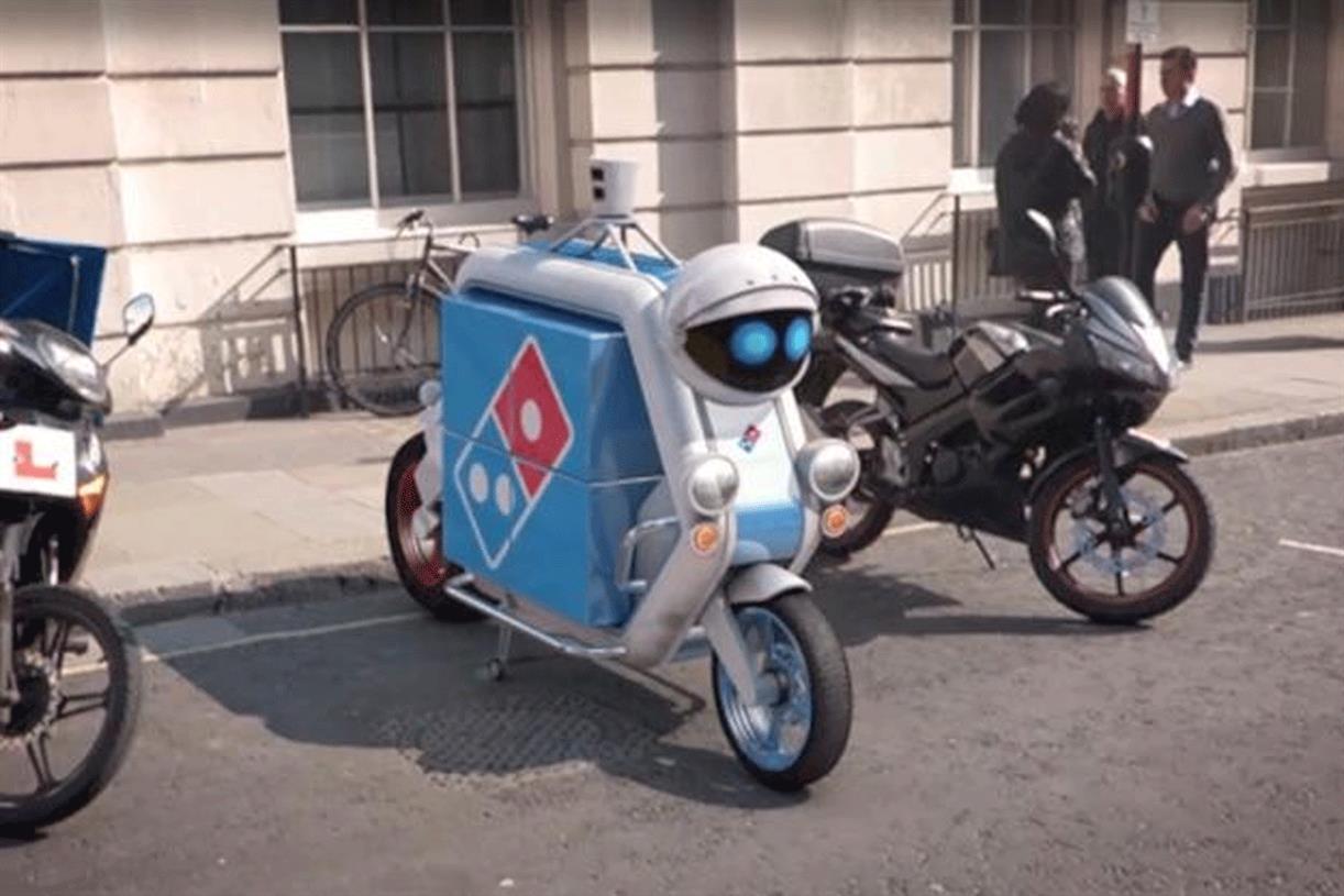 pizza delivery self driving car