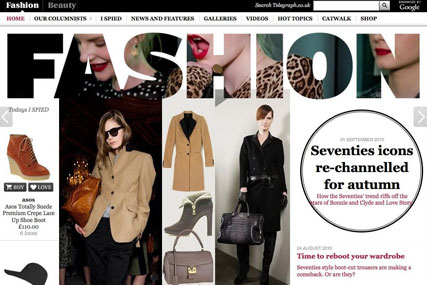 Telegraph unveils online fashion and shopping site