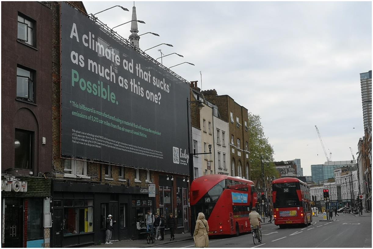 Ecologi unveils carbon-sucking billboard in latest campaign