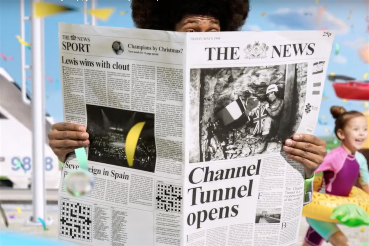 Eurotunnel makes a splash for 25thanniversary campaign Campaign US