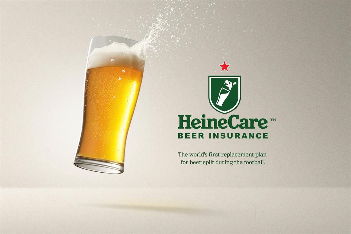 Heineken creates beer insurance for accidental spillage during Euro 2024