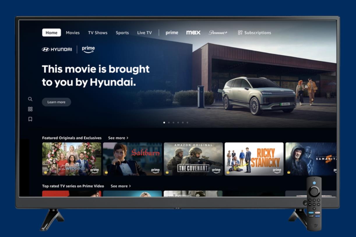 Prime Video UK names sponsor of Amazon Original movies