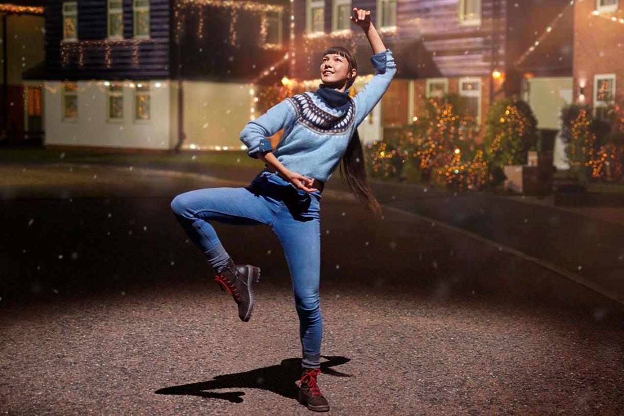 M&S bids to get UK 'jumping for joy' in Odd's Christmas debut ad
