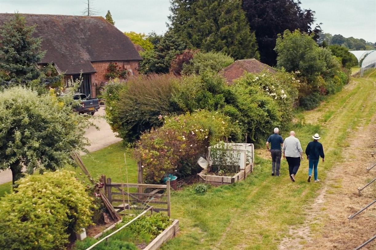M&S ad features Tom Kerridge on farm with cherries on tap