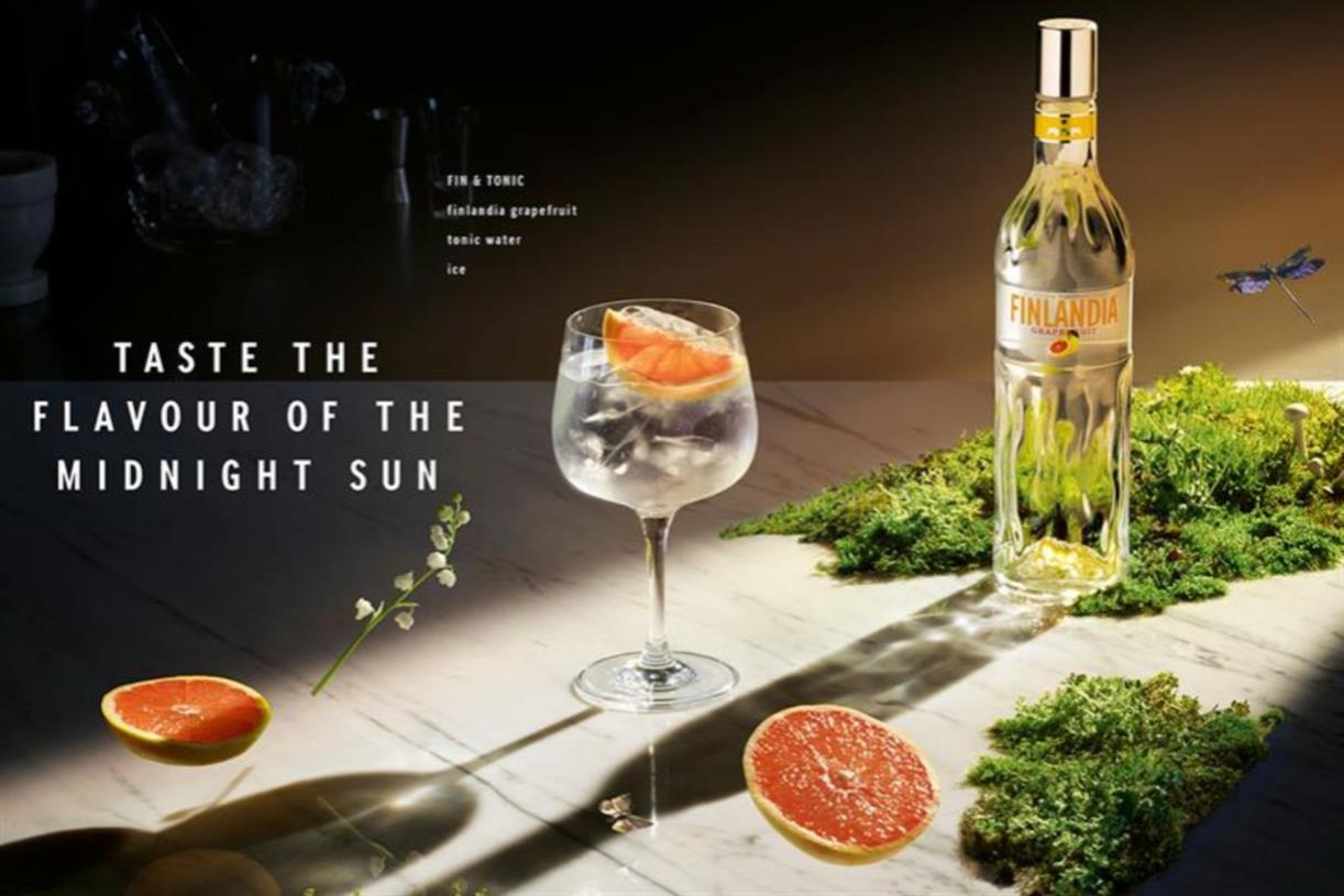 Vodka brand Finlandia reviews global creative account