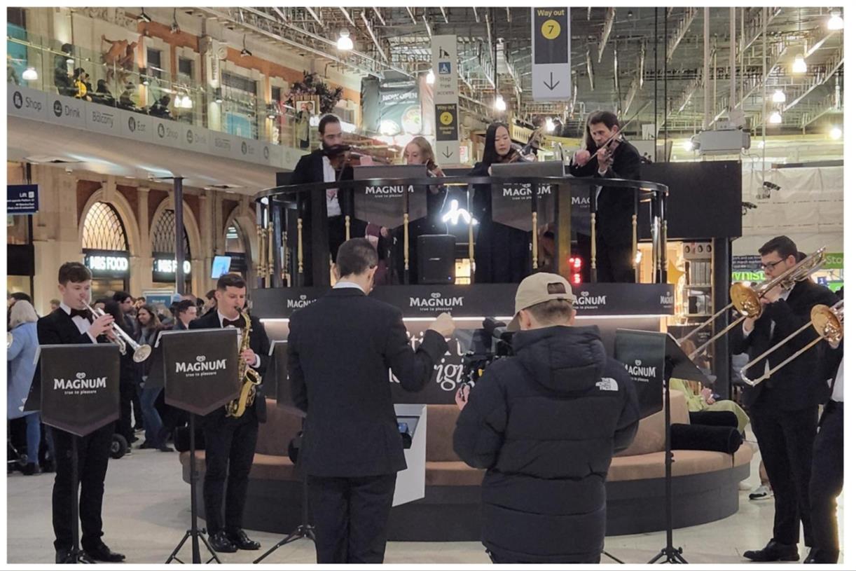 Magnum brings classical ensemble to Waterloo Station