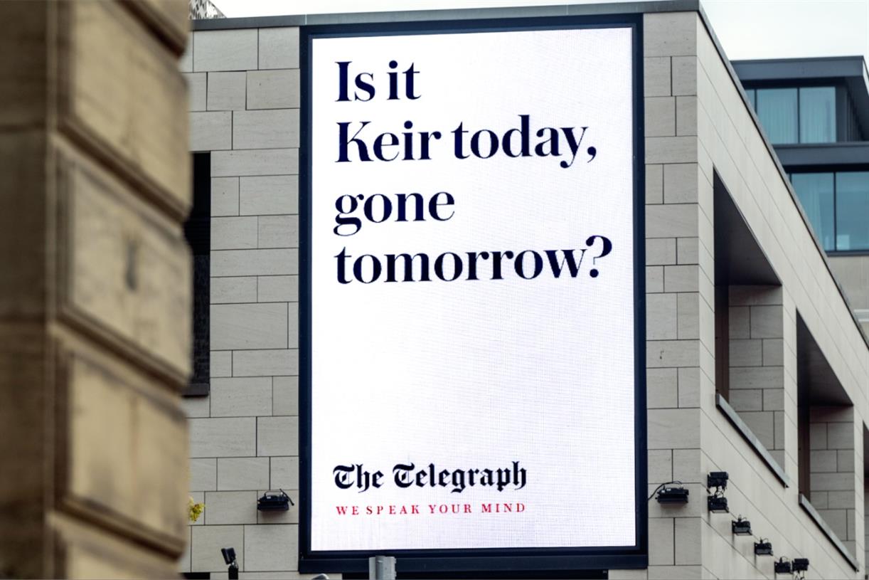 Telegraph ads questioning Keir Starmer’s future placed near Labour Party Conference