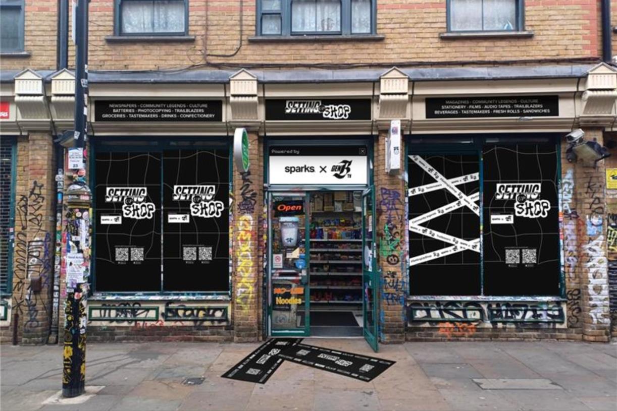 Generation Black TV takes over corner shop in Brick Lane