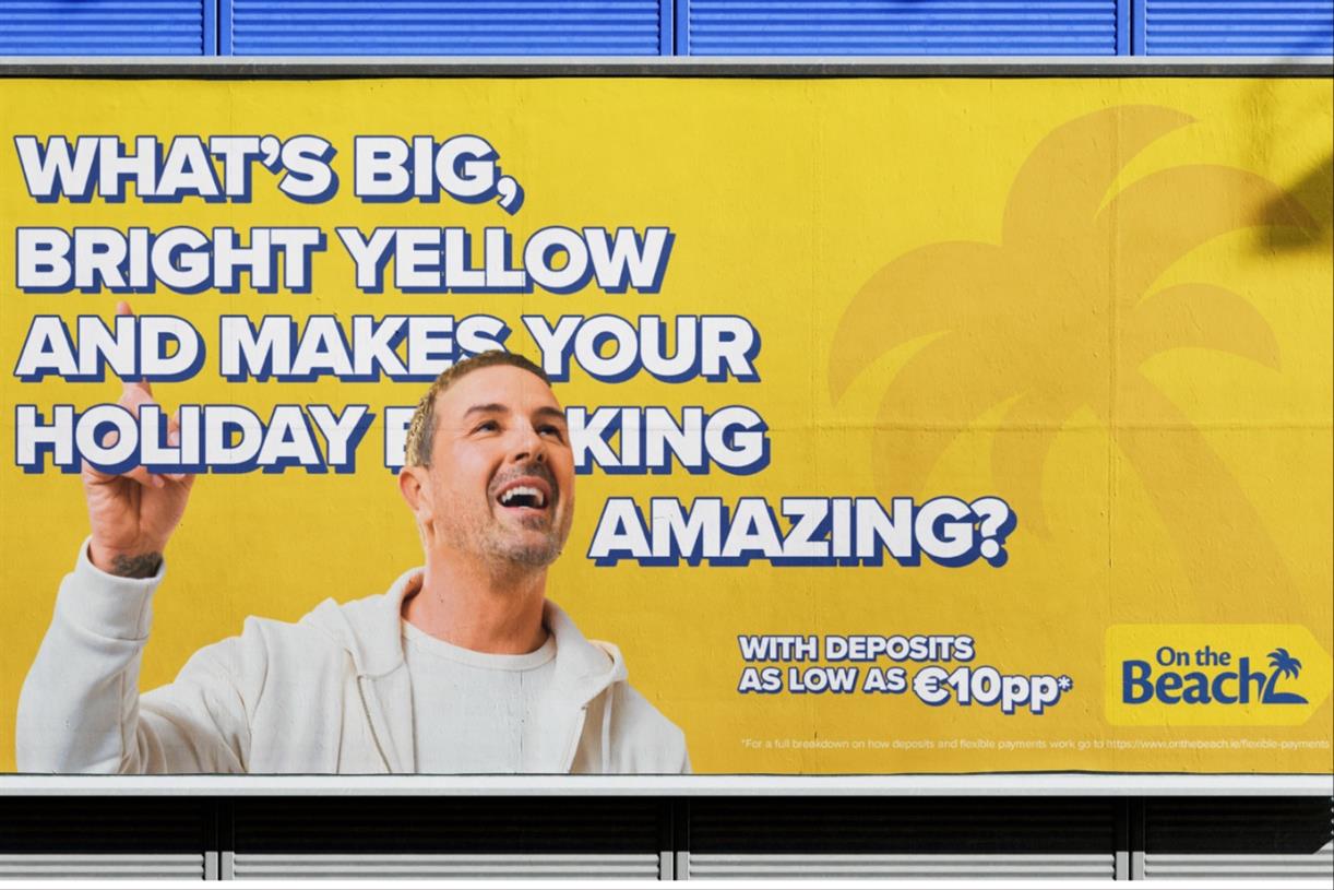 On the Beach marks Irish launch with Paddy McGuinness OOH campaign