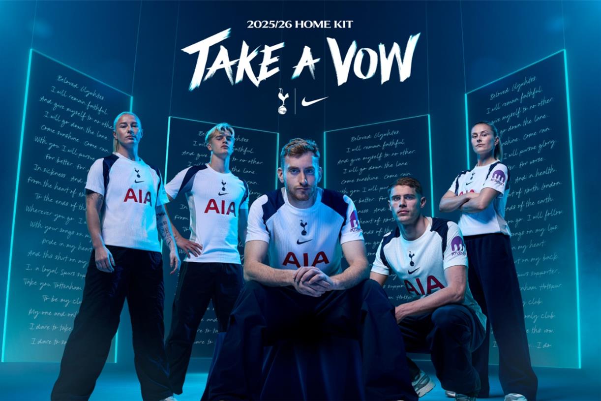 Tottenham Hotspur invites fans to 'take a vow' in kit launch campaign