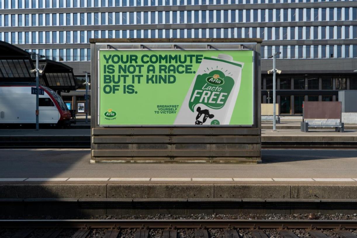 Arla ad shows worker racing to warehouse 'victory' powered by a 'good breakfast'