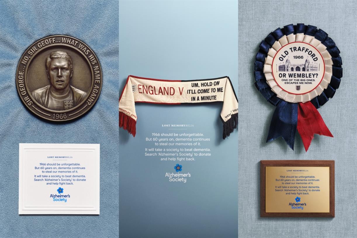 Alzheimer's Society's 1966 World Cup memorabilia forgets the unforgettable