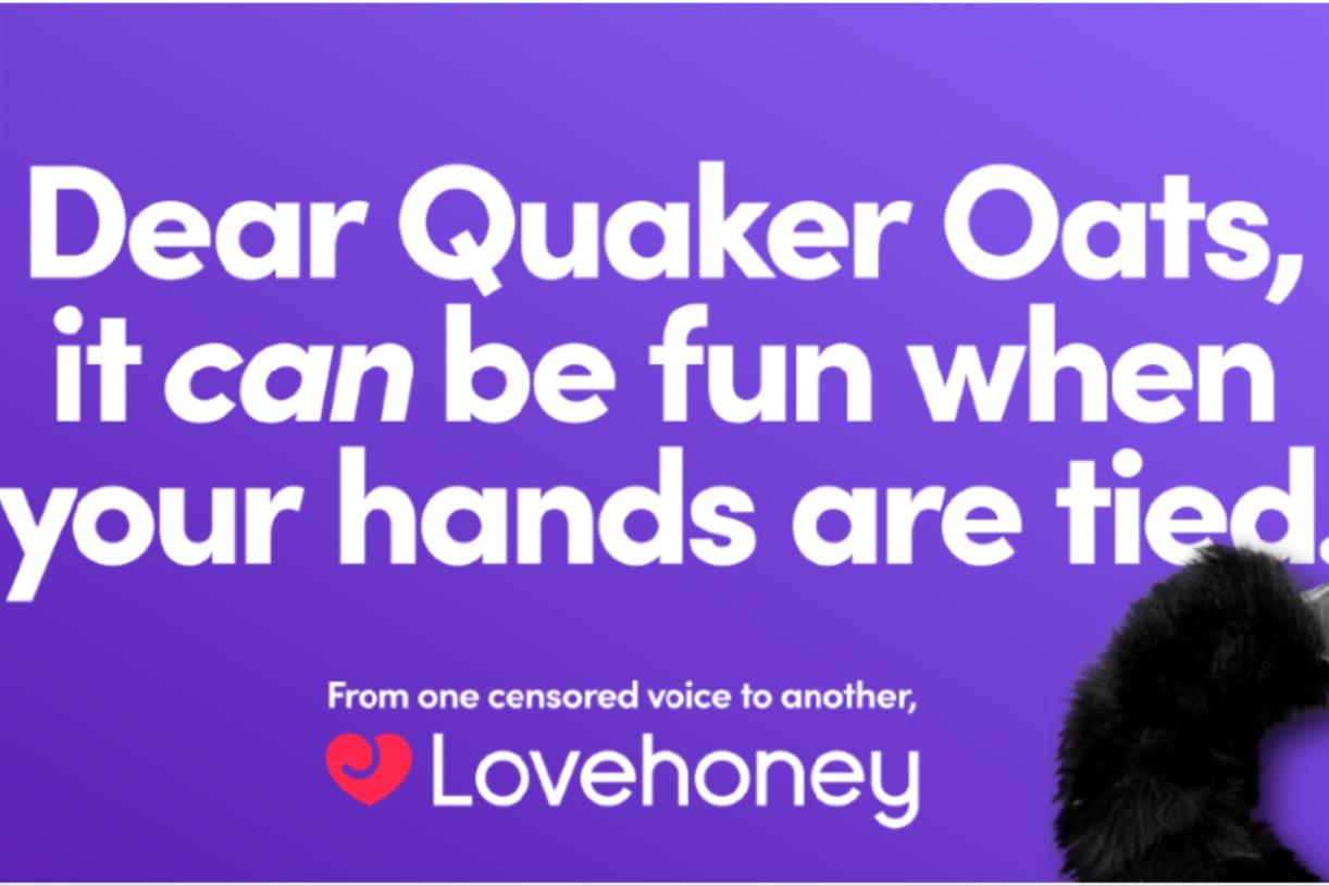 Lovehoney campaign responds to pre-watershed junk food ad ban thumbnail