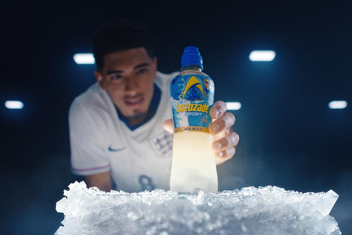 Lucozade launches Ice Kick drink with Jude Bellingham smashing a giant ice block