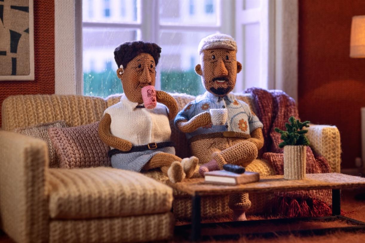 Government ad promotes heat pumps with cozy knitted characters