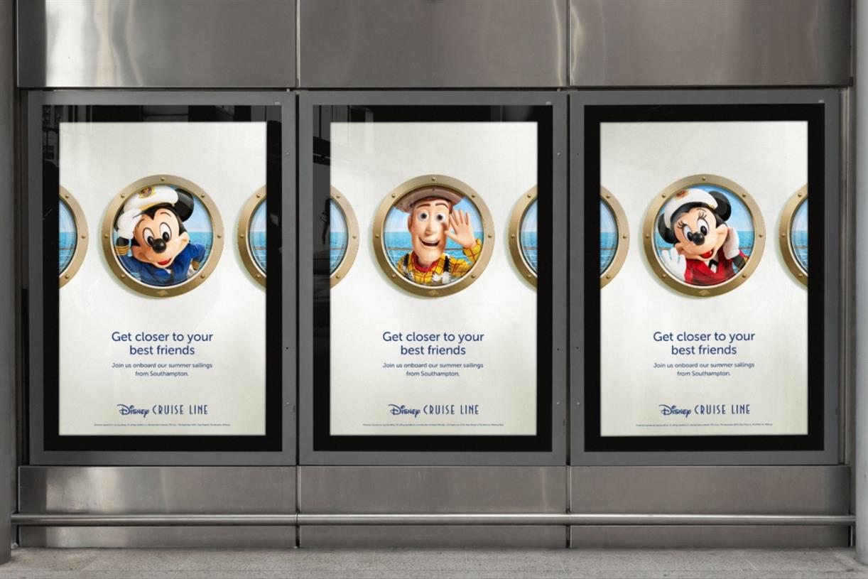 Disney Cruise Line gets Mickey and Minnie Mouse on board to promote UK sailings